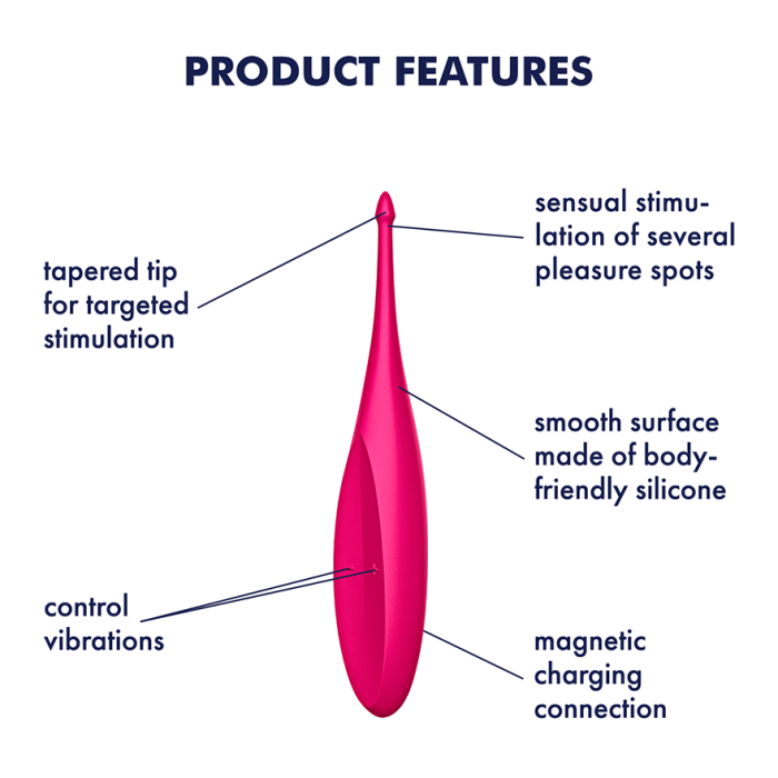 Вібратор для точкової стимуляції Twirling Fun колір: пурпурний Satisfyer (Німеччина)