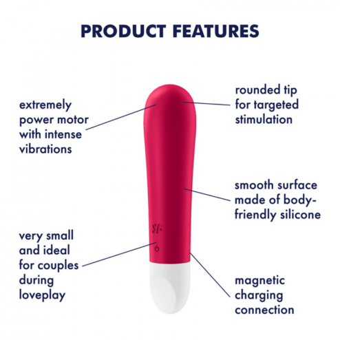 Віброкуля Ultra Power Bullet 1 колір: рожевий Satisfyer (Німеччина)