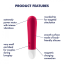 Віброкуля Ultra Power Bullet 1 колір: рожевий Satisfyer (Німеччина)