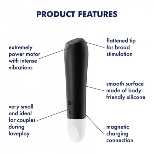 Вібратор Ultra Power Bullet 2 колір: чорний Satisfyer (Німеччина)