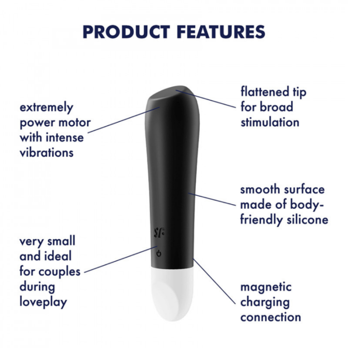 Вібратор Ultra Power Bullet 2 колір: чорний Satisfyer (Німеччина)