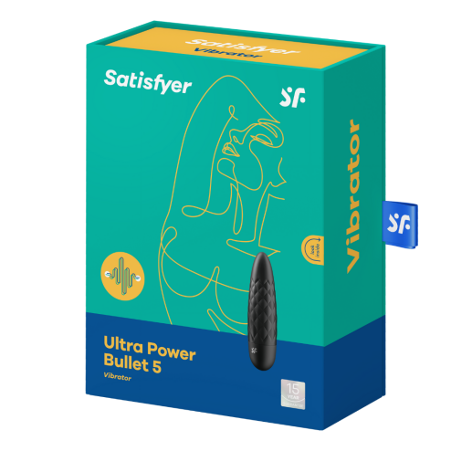 Віброкуля Ultra Power Bullet 5 колір: чорний Satisfyer (Німеччина)