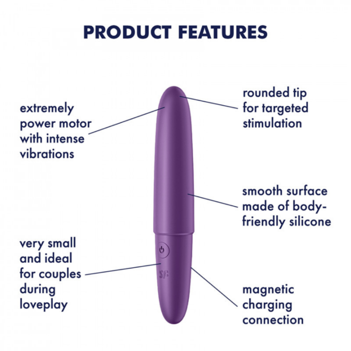 Віброкуля Ultra Power Bullet 6 колір: фіолетовий Satisfyer (Німеччина)
