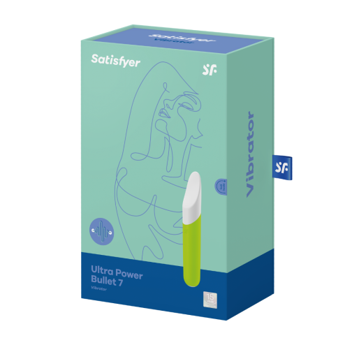 Віброкуля Ultra Power Bullet 7 колір: зелений Satisfyer (Німеччина)