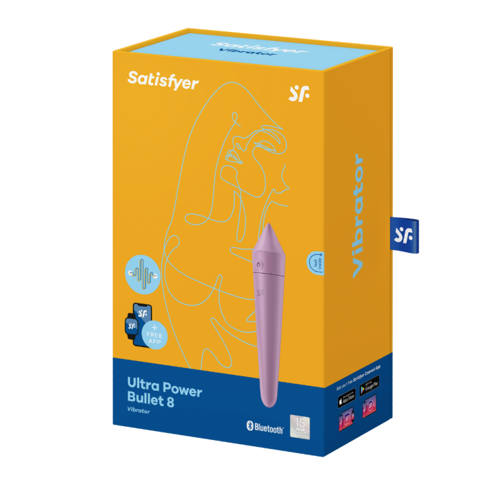 Смарт віброкуля Ultra Power Bullet 8 колір: фіолетовий Satisfyer (Німеччина)