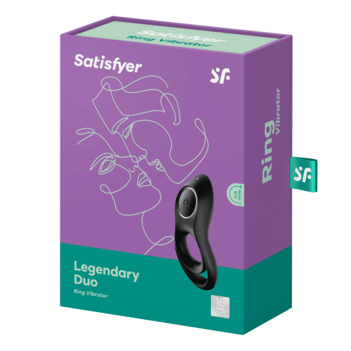 Ерекційне кільце з вібрацією Legendary Duo Satisfyer (Німеччина)