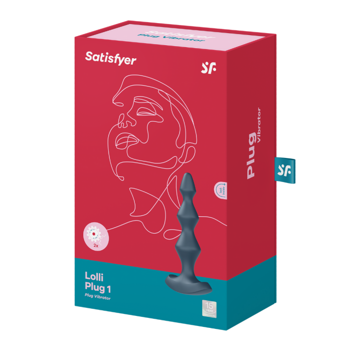 Анальна пробка з кульками Lolli-Plug 1 колір: темно-бірюзовий Satisfyer (Німеччина)