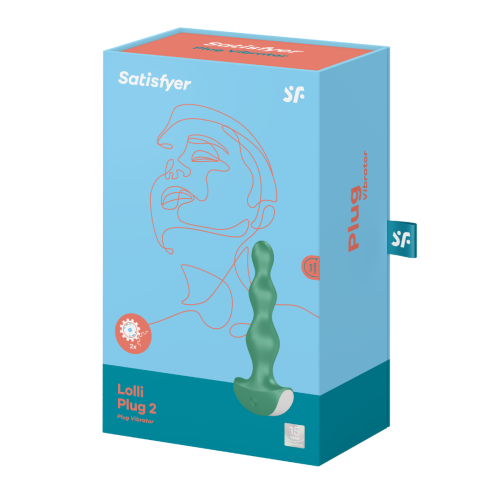 Анальний стимулятор-намистини Lolli-Plug  2 колір: зелений Satisfyer (Німеччина)