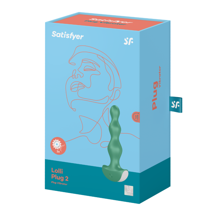 Анальний стимулятор-намистини Lolli-Plug  2 колір: зелений Satisfyer (Німеччина)