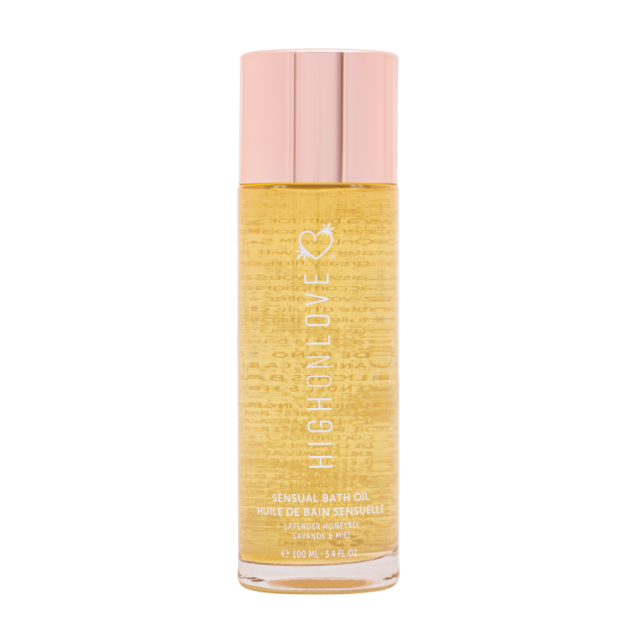 Олія для ванни з ароматом лаванди та меду  Sensual Bath Oil Lavender Honeybee, 100 мл HighOnLove (Канада)