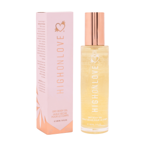 Суха олія для тіла та волосся з олією насіння канабісу,  Dry Body Oil, 100 мл, HighOnLove (Канада)