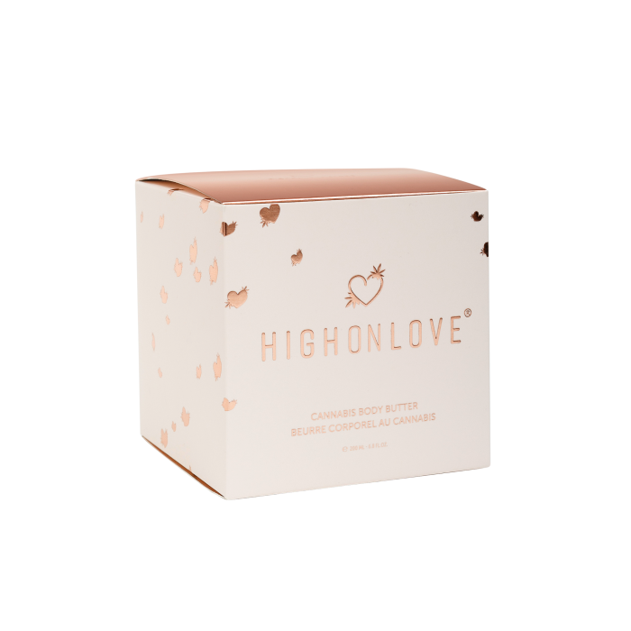 Баттер для тіла з олією насіння канабісу  Cannabis Body Butter, 200 мл  HighOnLove (Канада)