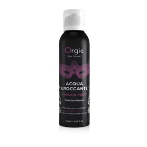 Шипуча зволожуюча пінка для масажу Acqua Crocante, 150 мл.  аромат: маракуя ORGIE (Бразилія-Португалія)