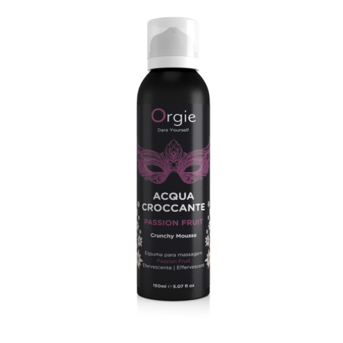 Шипуча зволожуюча пінка для масажу Acqua Crocante, 150 мл.  аромат: маракуя ORGIE (Бразилія-Португалія)