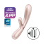 Вібратор-кролик із підігрівом Hot Lover колір: нюдовий Satisfyer (Німеччина)