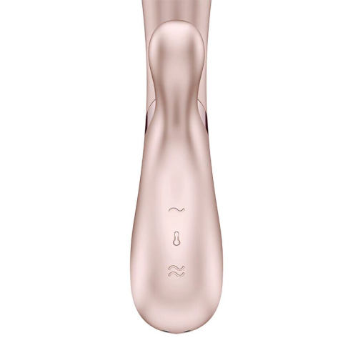 Вібратор-кролик із підігрівом Hot Lover колір: нюдовий Satisfyer (Німеччина)