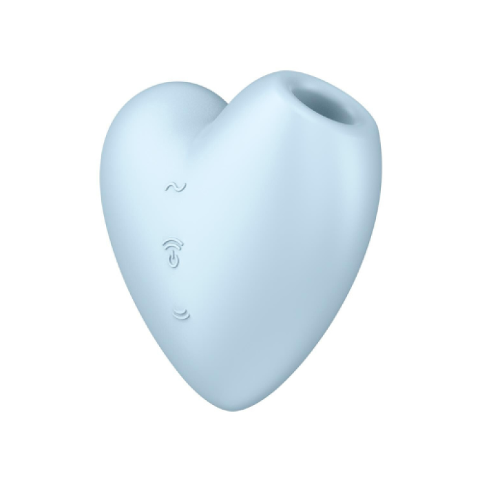 Вакуумний стимулятор клітора Cutie Heart колір: блакитний Satisfyer (Німеччина)