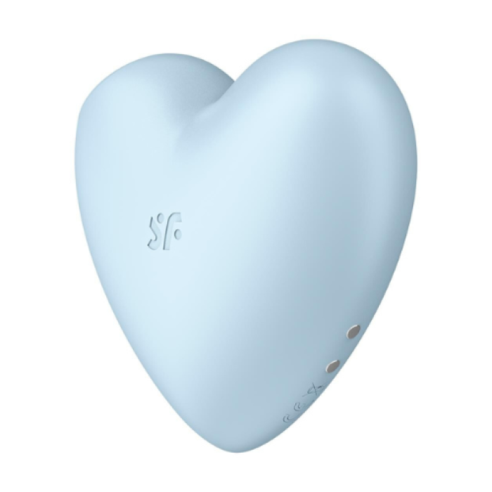 Вакуумний стимулятор клітора Cutie Heart колір: блакитний Satisfyer (Німеччина)