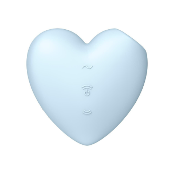Вакуумний стимулятор клітора Cutie Heart колір: блакитний Satisfyer (Німеччина)