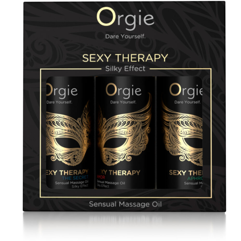 Набір масажних олій 3х30 мл  з ароматами-афродизіаками SEXY THERAPY,  Orgie (Бразилія-Португалія)