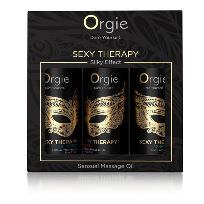 Набір масажних олій 3х30 мл  з ароматами-афродизіаками SEXY THERAPY,  Orgie (Бразилія-Португалія)