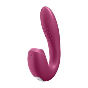 Вакуумний смарт вібратор Sunray  колір: ягідний Satisfyer (Німеччина)