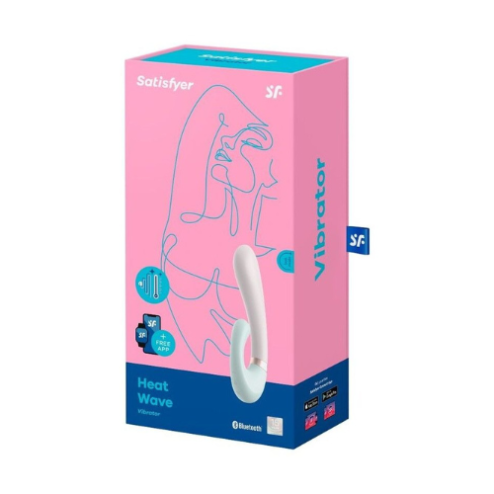 Смарт-вібратор кролик із підігрівом Heat Wave Mint Satisfyer (Німеччина)