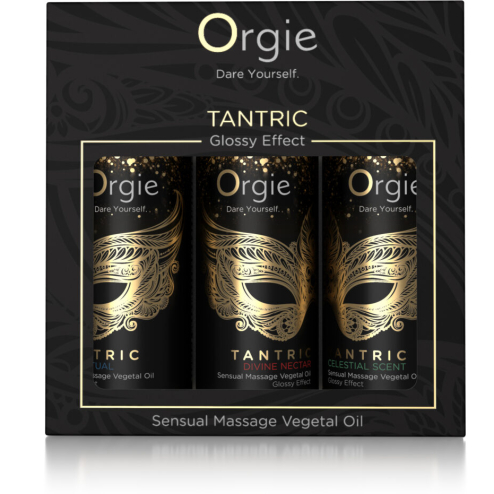 Набір масажних олій 3х30 мл  з ароматами-афродизіаками TANTRIC,  Orgie (Бразилія-Португалія)