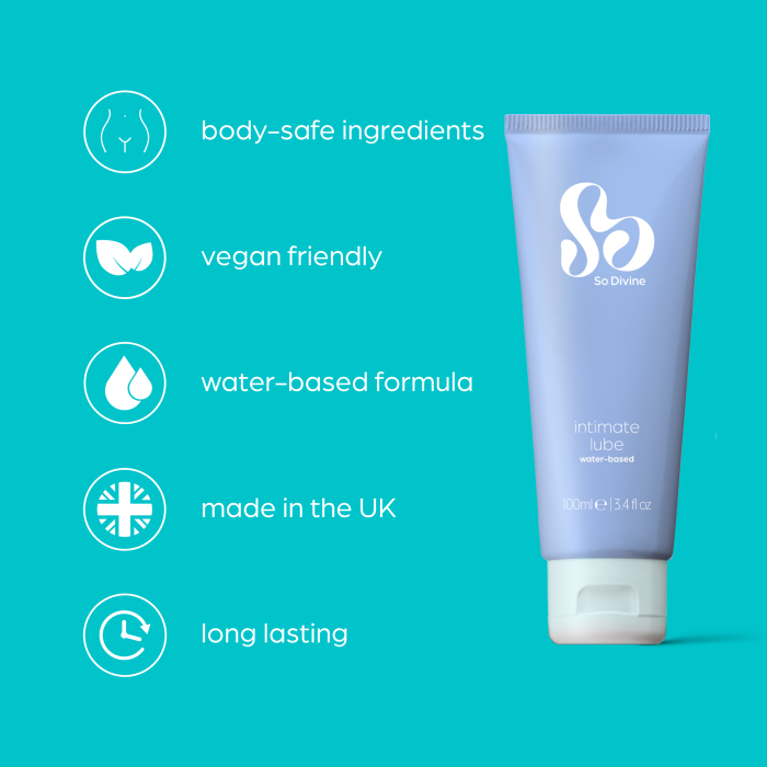 Лубрикант на водній основі  Water-based lubricant, 100 мл  So Divine (Велика Британія)