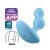Анальна смарт пробка з вібрацією Deep Diver колір: блакитний Satisfyer (Німеччина)