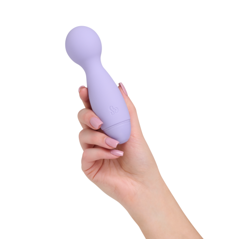 Міні вібратор  Pearl Mini Massaging Wand для стимуляції та масажу, колір: блакитний  So Divine (Велика Британія)