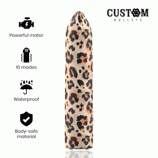 Потужна віброкуля Leopard Custom Bullets (Іспанія)
