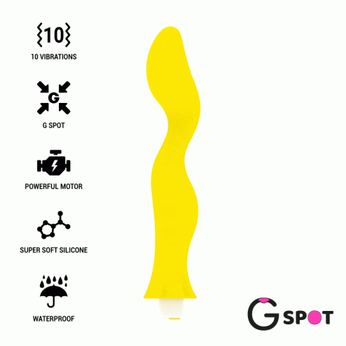 Вібратор для точки G GAVYN, колір: жовтий G-SPOT (Іспанія)