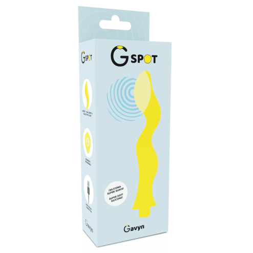 Вібратор для точки G GAVYN, колір: жовтий G-SPOT (Іспанія)