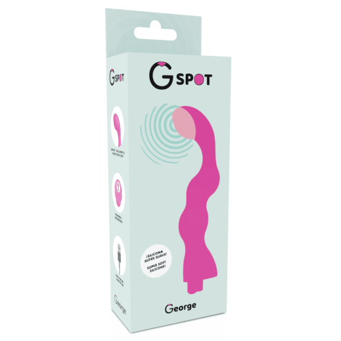 Вібратор для зони G GEORGE, колір: рожевий G-SPOT (Іспанія)