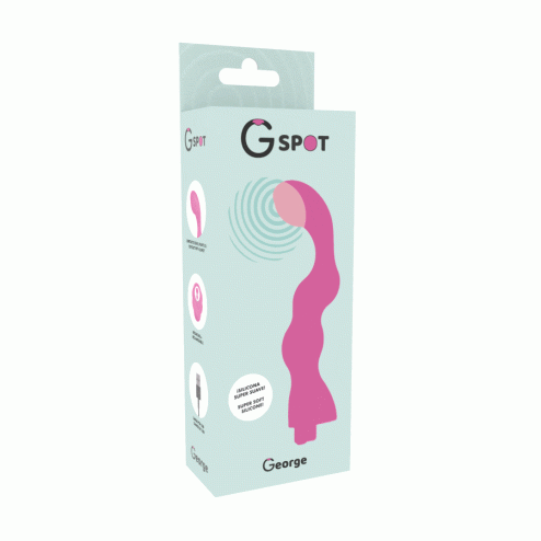 Вібратор для зони G GEORGE, колір: рожевий G-SPOT (Іспанія)