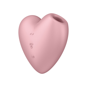 Вакуумний стимулятор для клітора Cutie Heart колір: рожевий Satisfyer (Німеччина)