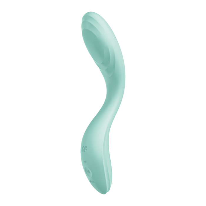 Вібратор для зони G з рухливою кулькою Rrrolling Pleasure, колір: м'ятний Satisfyer (Німеччина)