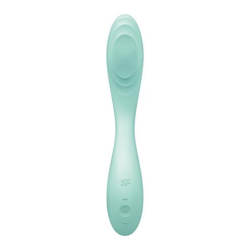 Вібратор для зони G з рухливою кулькою Rrrolling Pleasure, колір: м'ятний Satisfyer (Німеччина)