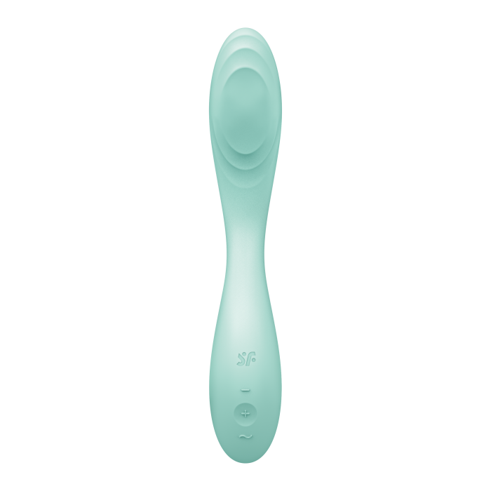 Вібратор для зони G з рухливою кулькою Rrrolling Pleasure, колір: м'ятний Satisfyer (Німеччина)
