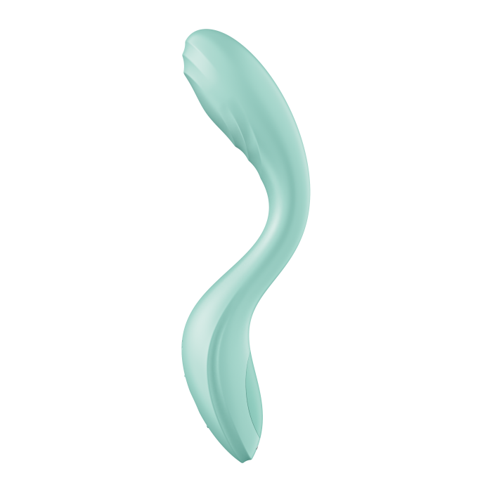 Вібратор для зони G з рухливою кулькою Rrrolling Pleasure, колір: м'ятний Satisfyer (Німеччина)
