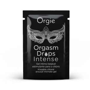 САШЕТ Збуджуючі краплі для клітора ORGASM DROPS INTENSE, 1 мл інтенсивна дія Orgie (Бразилія-Португалія)
