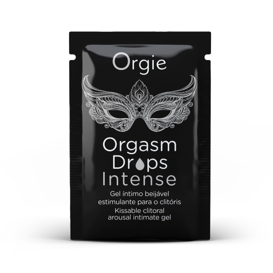 САШЕТ Збуджуючі краплі для клітора ORGASM DROPS INTENSE, 1 мл інтенсивна дія Orgie (Бразилія-Португалія)