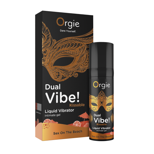 Рідкий вібратор DUAL VIBE коктейль СЕКС НА ПЛЯЖІ, 15 мл Orgie (Бразилія-Португалія)