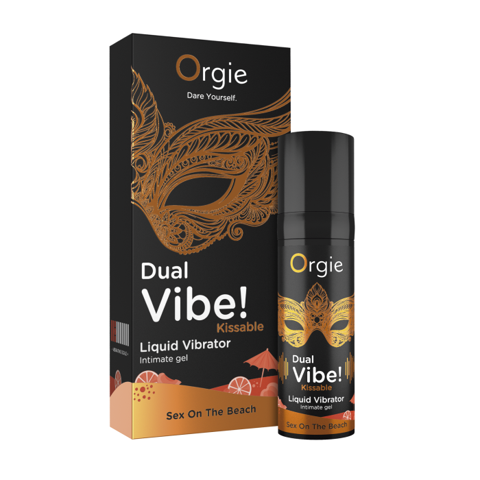 Рідкий вібратор DUAL VIBE коктейль СЕКС НА ПЛЯЖІ, 15 мл Orgie (Бразилія-Португалія)
