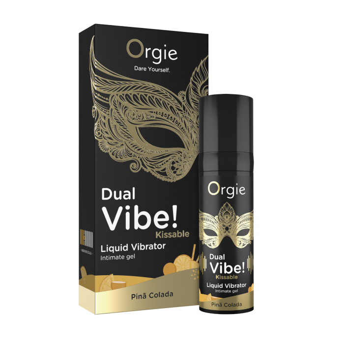 Рідкий вібратор DUAL VIBE коктейль ПІНА КОЛАДА, 15 мл Orgie (Бразилія-Португалія)