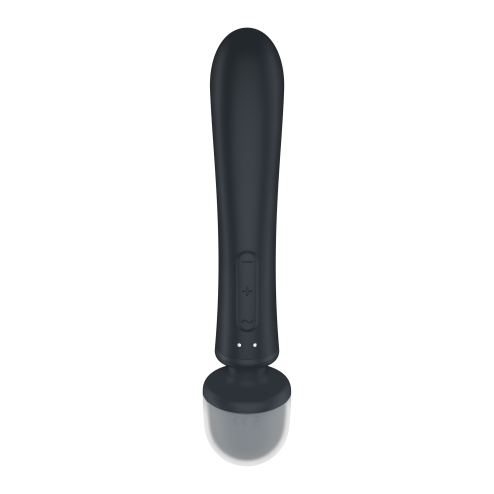2 в 1: вібратор-кролик + масажер Triple Lover колір: сірий Satisfyer (Німеччина)