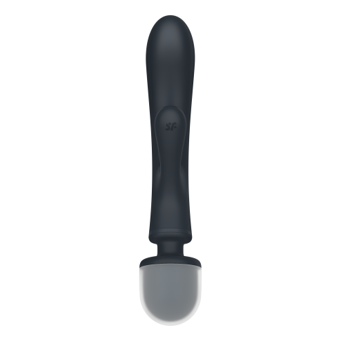 2 в 1: вібратор-кролик + масажер Triple Lover колір: сірий Satisfyer (Німеччина)