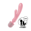 2 в 1: вібратор-кролик + масажер Triple Lover колір: рожевий Satisfyer (Німеччина)