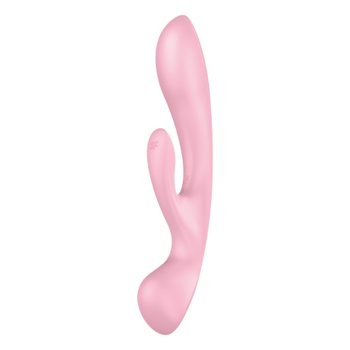 2 в 1: вібратор-кролик + масажер Triple Oh колір: рожевий Satisfyer (Німеччина)